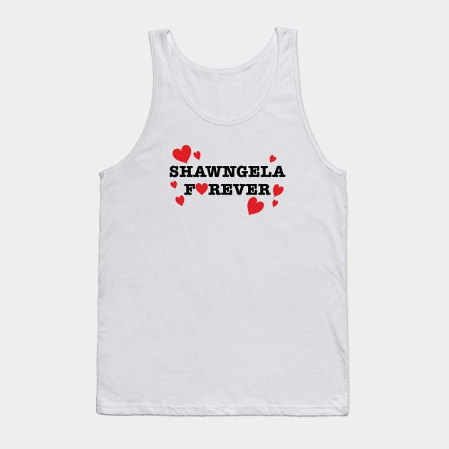Shawngela Forever (With Hearts) - Boy Meets World Tank Top by 90s Kids Forever